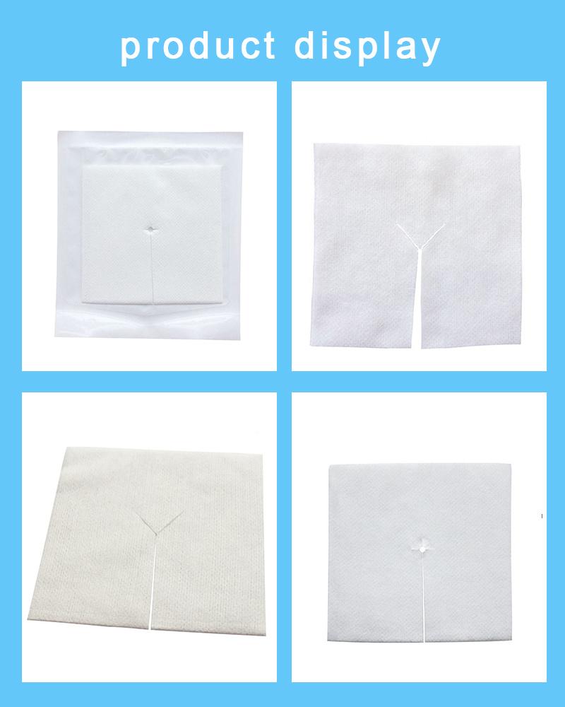 Superior Quality Medical 100% Cotton Absorbent 10X10cm Y/I Cut Gauze Swab Supplier with CE Y/I Cut Gauze Swabs Manufacturer with ISO13485