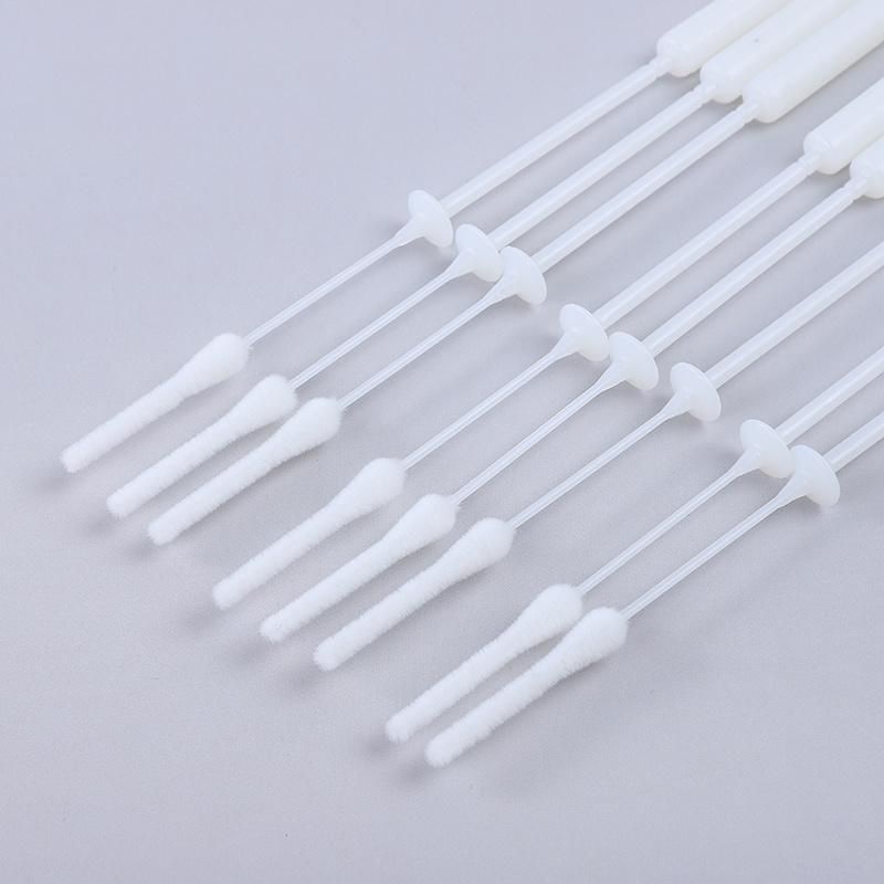 Hot Sale Surgical Sampling Nasopharyngeal Nasal Flocked Swab Sterile