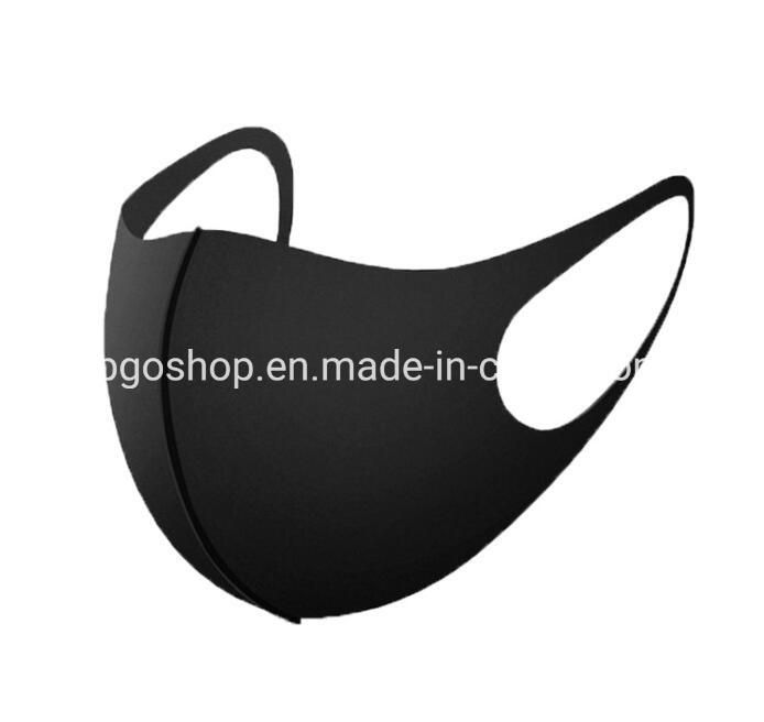 Fashion Respirator Customized Logo Breathable Washable Polyester Mask Spandex Face Mask