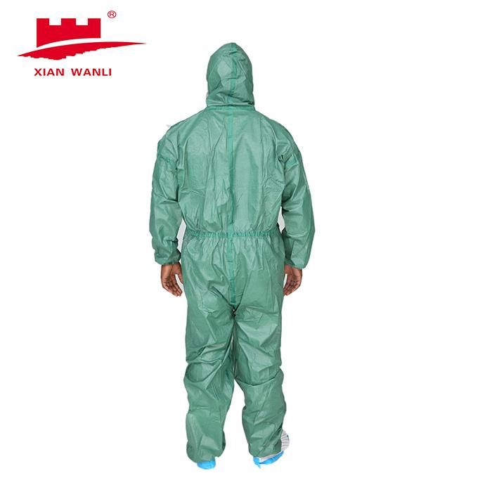 Medical Isolation Coveralls Disposable Anti-Virus with Tape