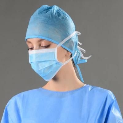 Hospital Disposable Surgical Face Masks with Earloop Bfe 99% Surgical Face Mask