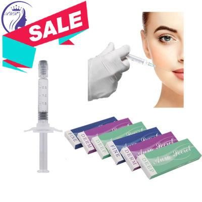 Gel 2ml Syringes Filler Hyaluronic Ha Injection for Wrinkles Thin Lines Fine Buttock Lift