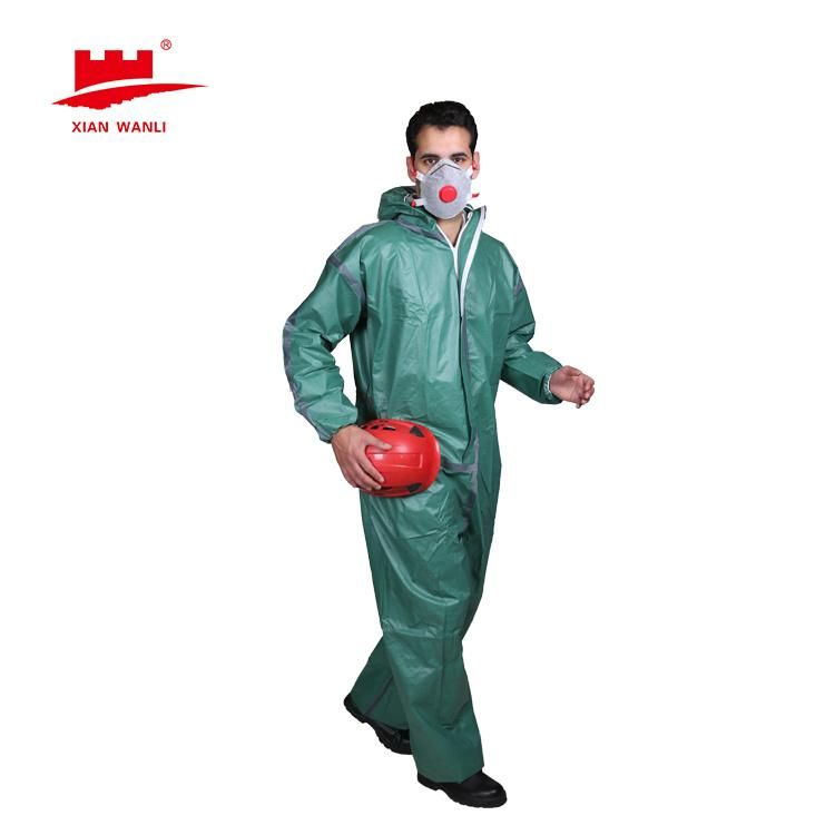 Laminated Anti-Plague Disposable Jumpsuit Protective Overalls Coverall Suite with Hood