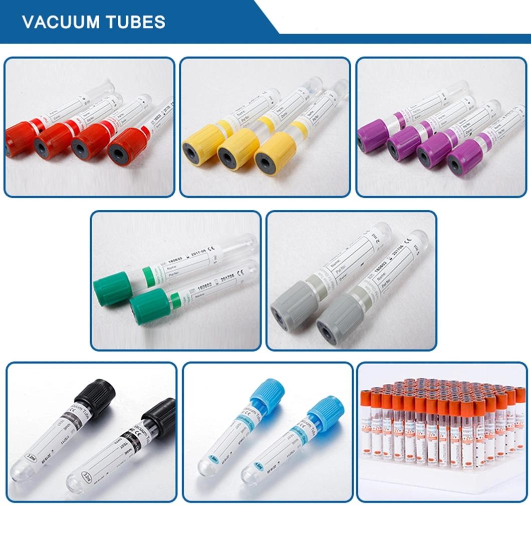 Manufacturer Sale Glass or Pet Non-Vacuum Blood Collection Test Tube with White Cap