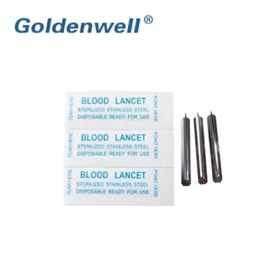 Medical Disposable Sterile Stainless Steel Blood Lancet Needle Cheapest Price