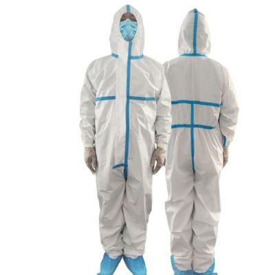 Non Woven Protective Coverall Hazmat Suits Disposable Hazmat Suits