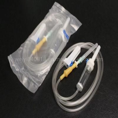 Medical Equipment Disposable Infusion Set with Needle Luer Slip/Lock Portable Infusion Set Device Burette with CE Approval