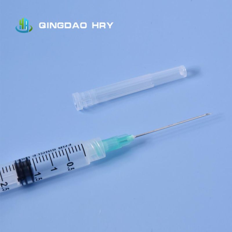 3ml Luer Lock Disposable Syringe with 25g Needle Fast Delivery CE FDA 510K &ISO