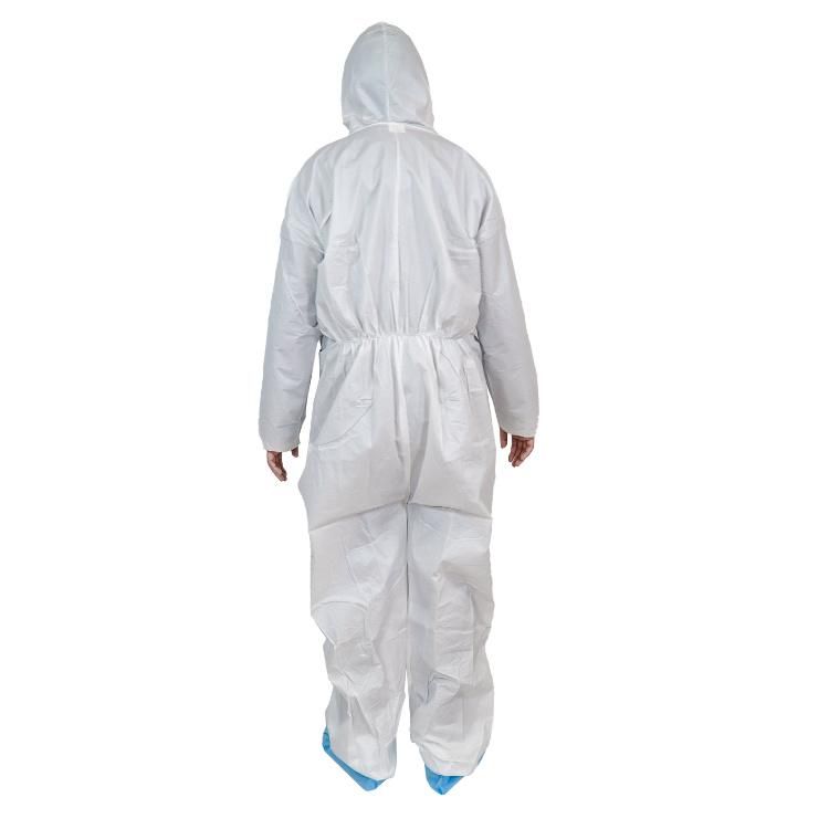 Nonwoven Spp SMS Mf Coveralls Disposable Protective Clothing