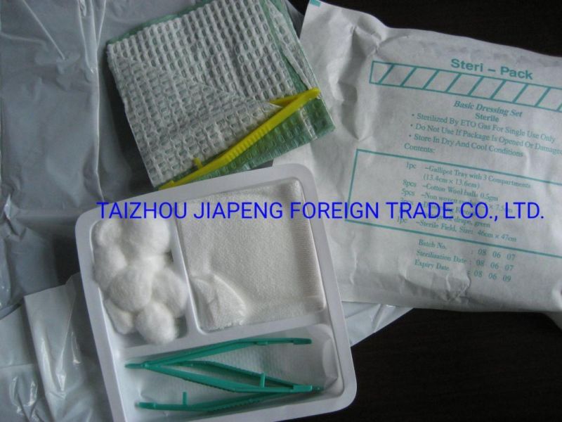 Disposable Use Basic Wound Dressing Set Dressing Kit