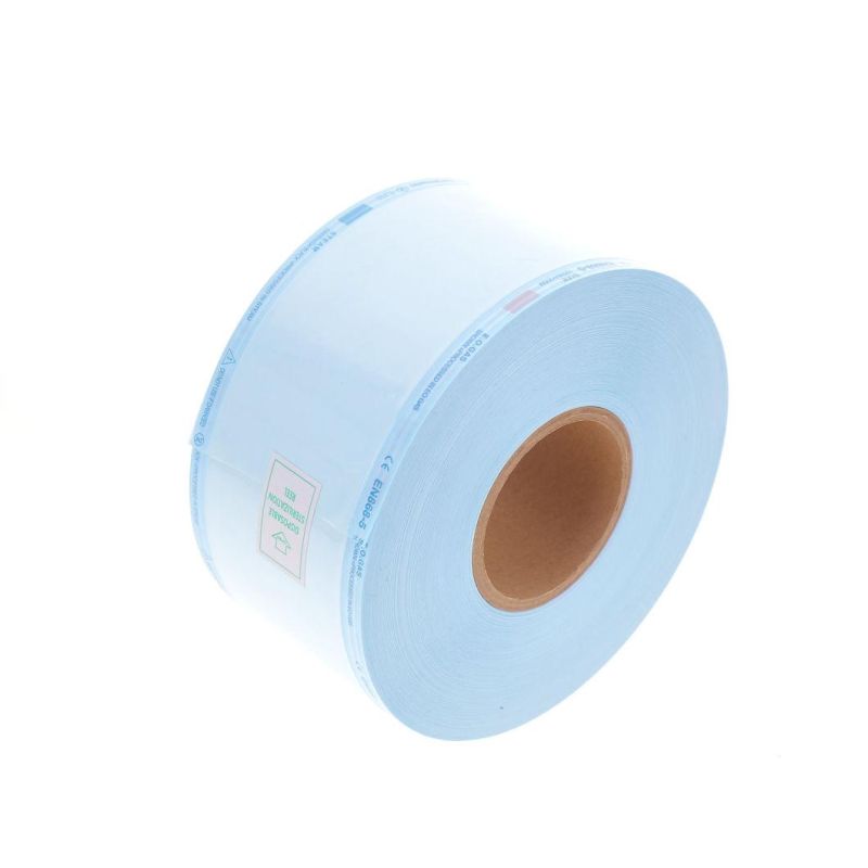 Heat Sealing Disposable Autoclave Sterilization Flat Reel