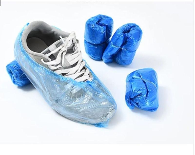 Disposable Plastic PE Shoes Cover Waterproof Anti-Slip Shoes