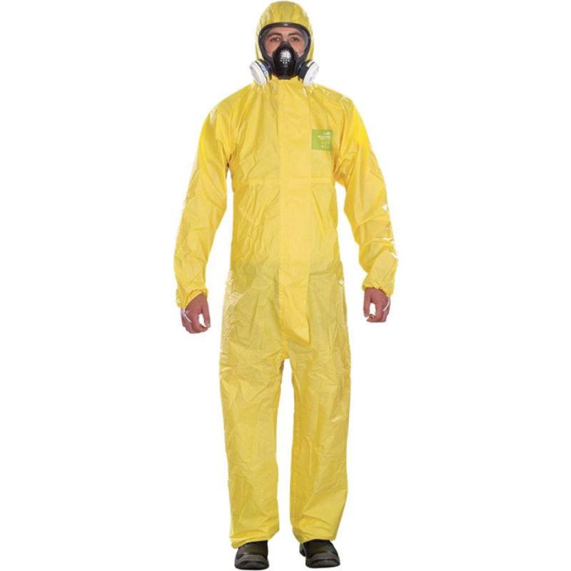 Light Weight Breathable Dust Proof Coveralls Disposable Nonwoven Material