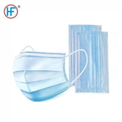 Mdr CE Approved Various Colors En14683-2019 Hengfeng Cartons 17.5X9.5cm Masks Disposable Medical Face Mask