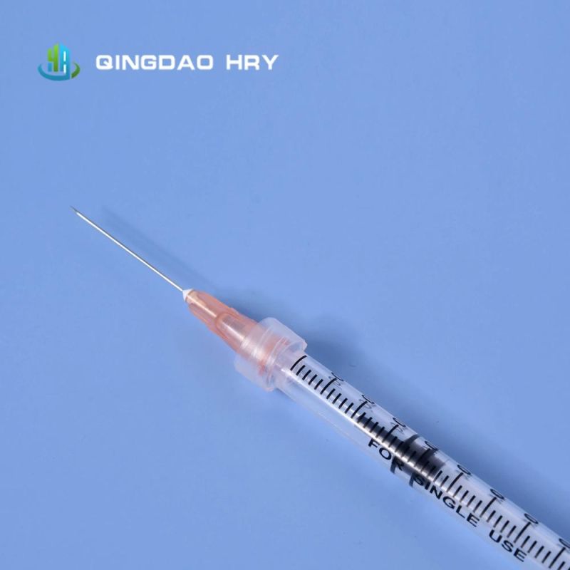 Factory Wholesale Disposable Medical 1ml Luer Lock Syringe with FDA 510K CE &ISO