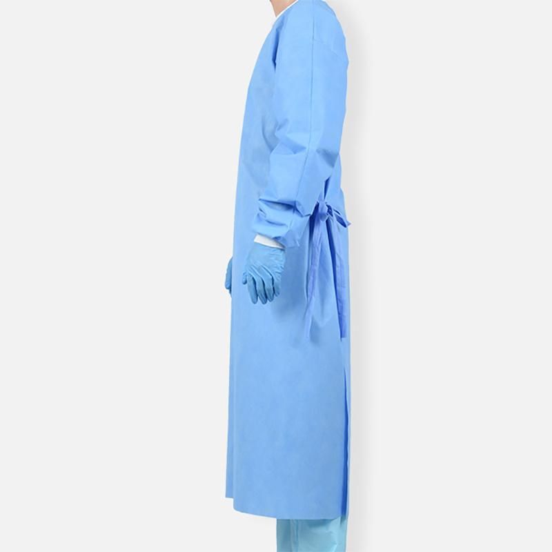 Disposable Surgical Gown Non-Woven Reversible Safety Suit Nonwoven Sterilize Isolation Clothing