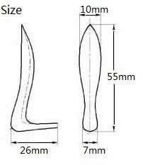 L-Type Two Stage Silicone Nose Implants