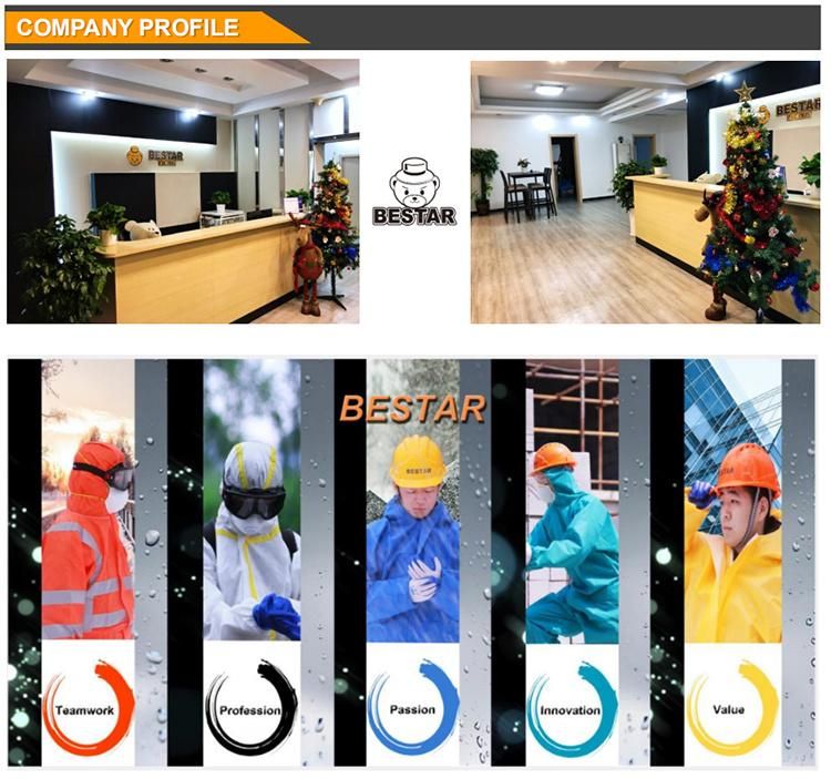 En14126 Standard Medical Industry Construction Paint Spraying Mining Use Type 5b/6b Breathable Microporous Film Coverall Protective Suit