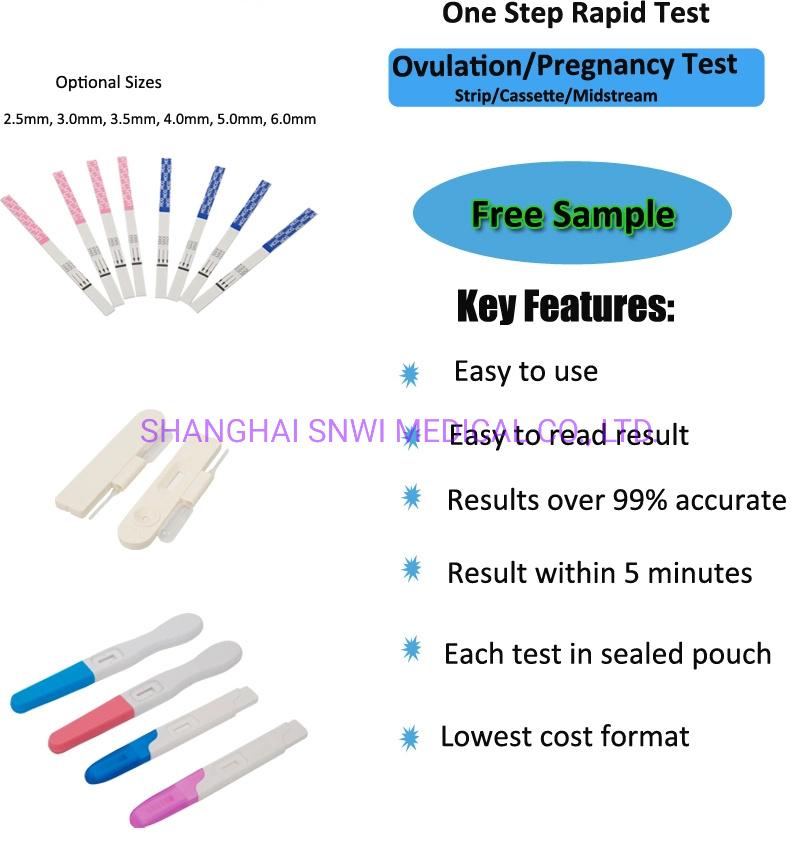 Disposable Medical Diagnostic Products Step Testing Kit High Accuracy Hepatitis B Hbsag Rapid Ivd (Strip/Cassette) Test