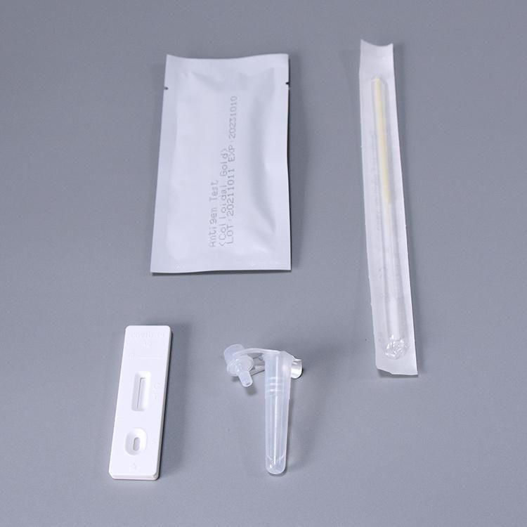 Swab Kit Ivd Self Test Colloidal Gold Saliva Antigen Rapid Test Kit