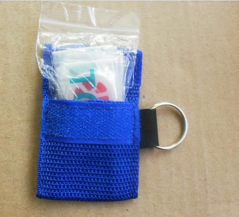 Resuscitation Kit CPR Mask in Pouch Nylon Bag One Way Valve