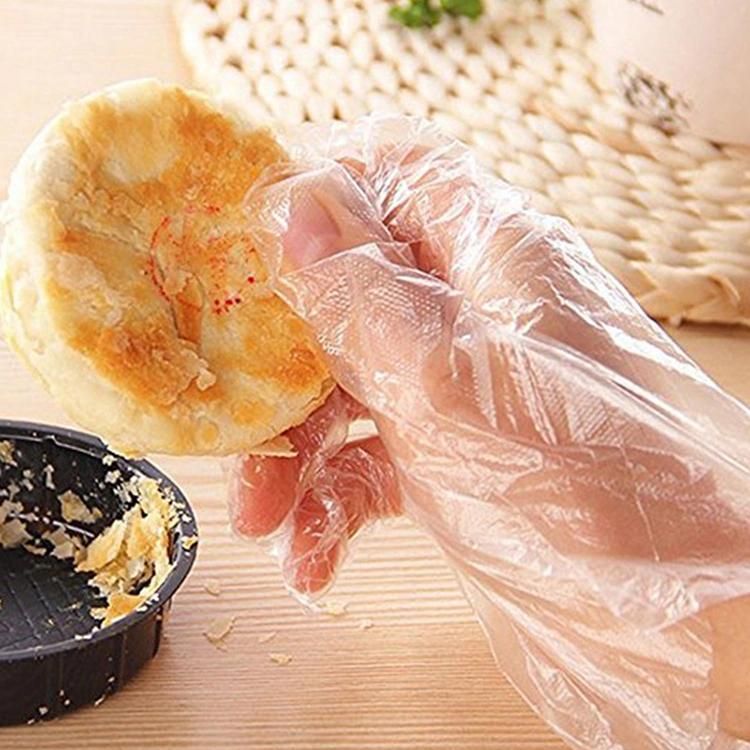 Waterproof PE Resistant Disposable Polyethylene Plastic Gloves for Food Grade