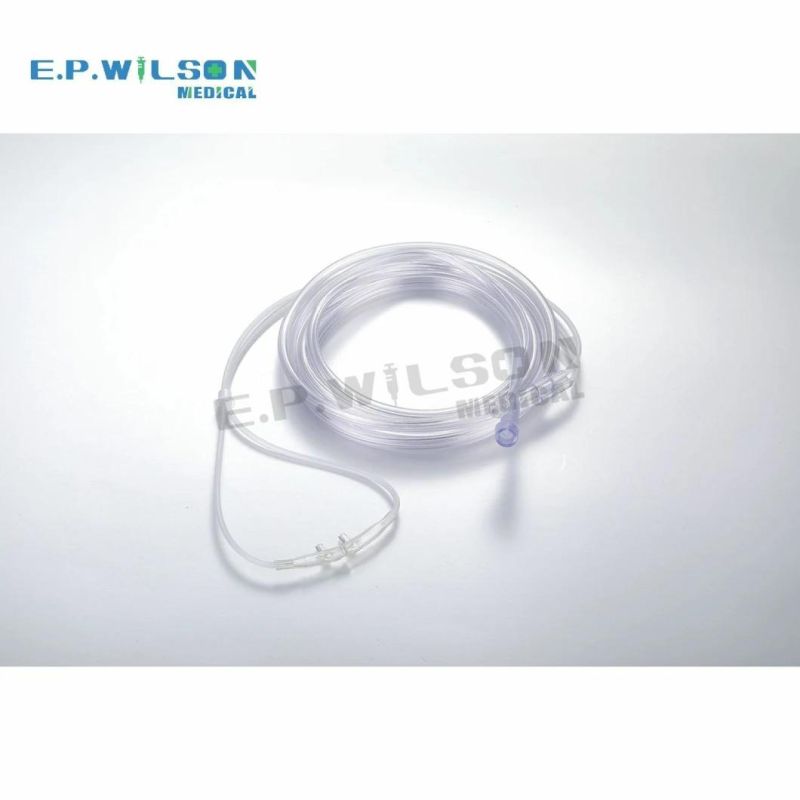 Nasal Oxygen PVC Tube PVC Disposable Oxygen Nasal Cannula Disposable Nasal Oxygen Cannula Medical PVC O2+CO2 Nasal Oxygen Tube