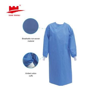 Biodegradable Customized Professional High Quality Disposable Surgical Hospital Isolation Gown Surgical Operation Gown