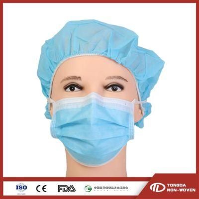 Protective Equipment for Hospital Disposable Tie-on Style 3 Layer Non-Woven Surgical Face Mask