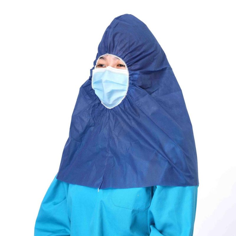 Junlong Disposable PP Non-Woven Protective Elastic Astro Cap Hood Cover