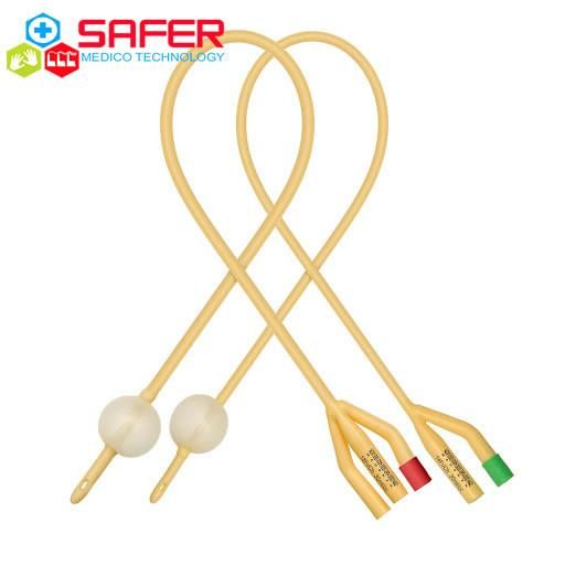 Latex 3 Way Silicone Foley Catheter and Suprapubic Catheter