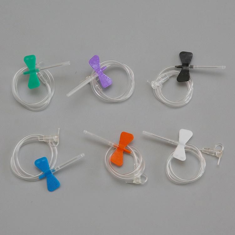 Highly Flexible Tube Single Wing Scalp Vein Set with Double Wings Design