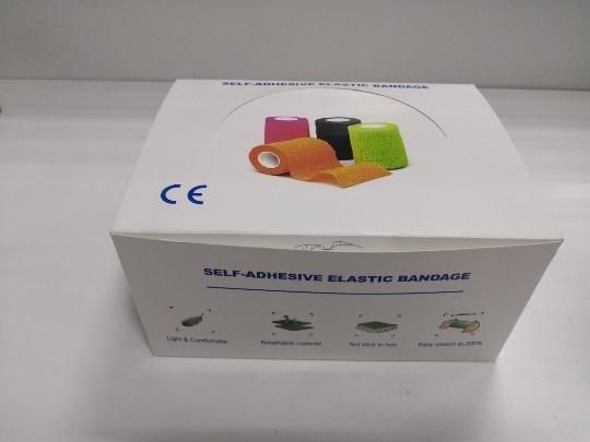 Medical Disposable Nonwoven Elastic Cohesive Bandage with Ce/ISO/FDA/Fsc