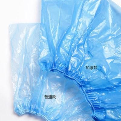 Disposable Waterproof Plastic Shoe Cover Plastic CPE PE Shoe Cover Anti-Skid Disposable PE Non-Slip Shoe Cover