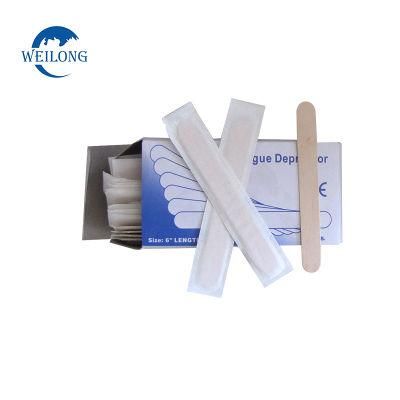 Medical Consumable Non Sterile Single Use Medical Tongue Depressor