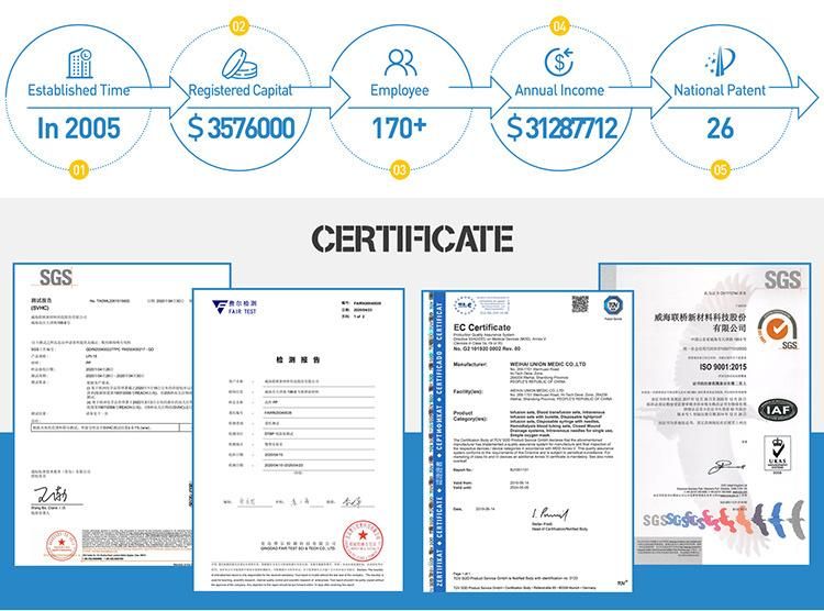 Hot Sale Medical Equipment /Sets IV Set Eo Sterile Medical Infusion Set