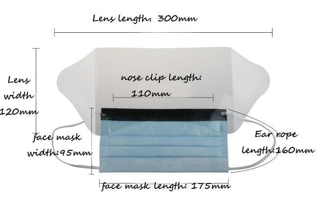 Factory Supply Medical Nonwoven Face Mask with Shield Face Masks