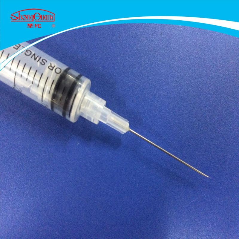 5ml 10ml Retractable Safety Syringe with Colored Needle