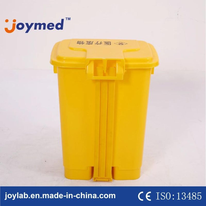 Plastic 50L Pedal Can Recycle 30L for Biological Waste China Bin Hospital Garbage Trash Bin