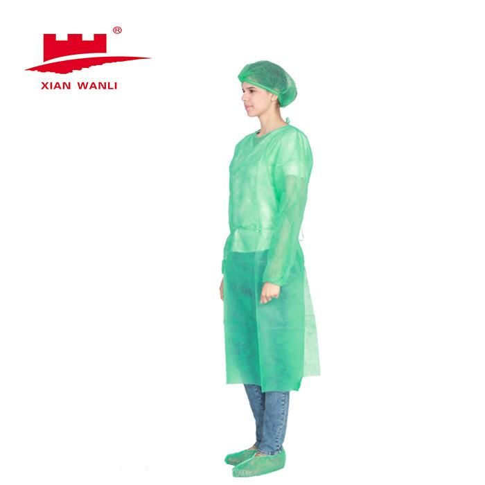 Surgical Gown Medical Waterproof Plastic Non-Woven Fabric Disposable Protective Isolation Surgical Gown