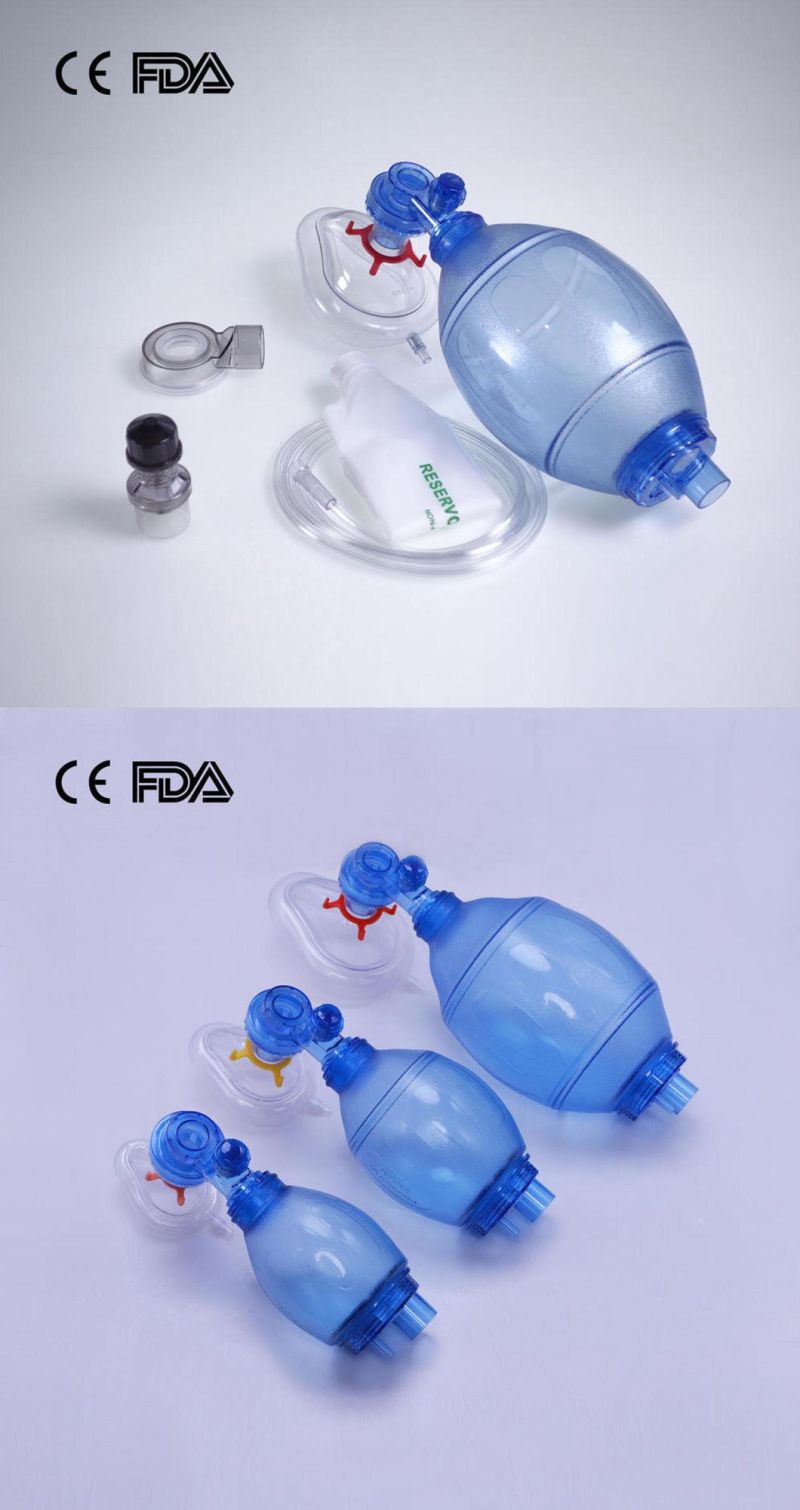 PVC Anesthesia Mask Disposable Medical PVC Anesthesia Mask Factory Adult M, Size 4# with CE FDA