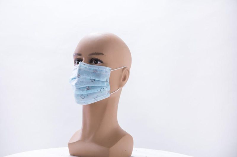 Safety Colorful Nonwoven Face Mask Disposable Face Mask