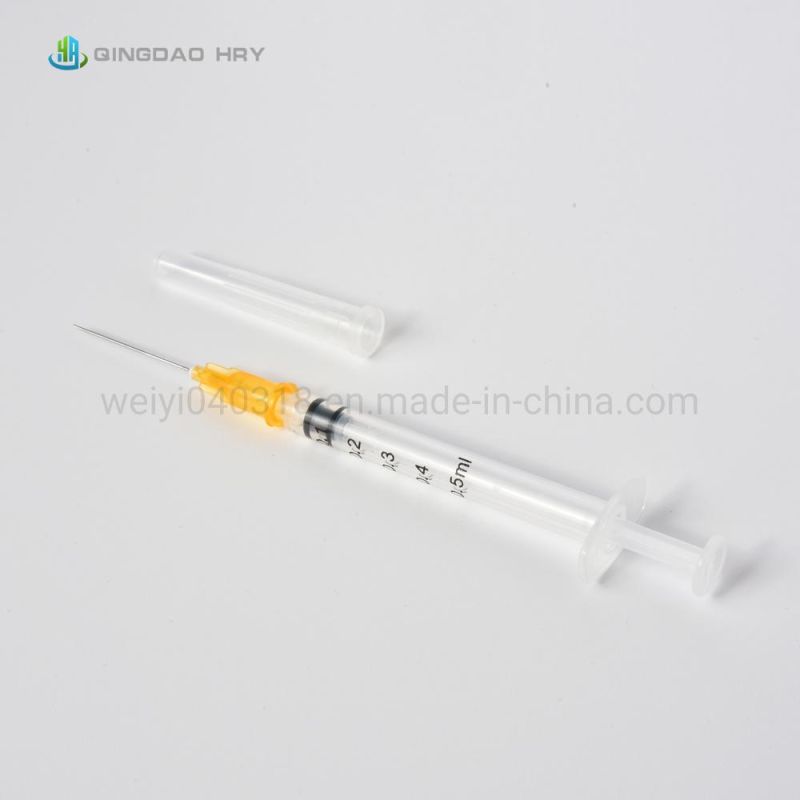 Medical Disposable Sterile Injection Syringe Safety Syringe Auto Disable Syringe with FDA CE ISO13485