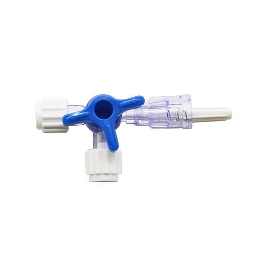 Small Plastic Medical Air Infusion and Injection Three Way Valve