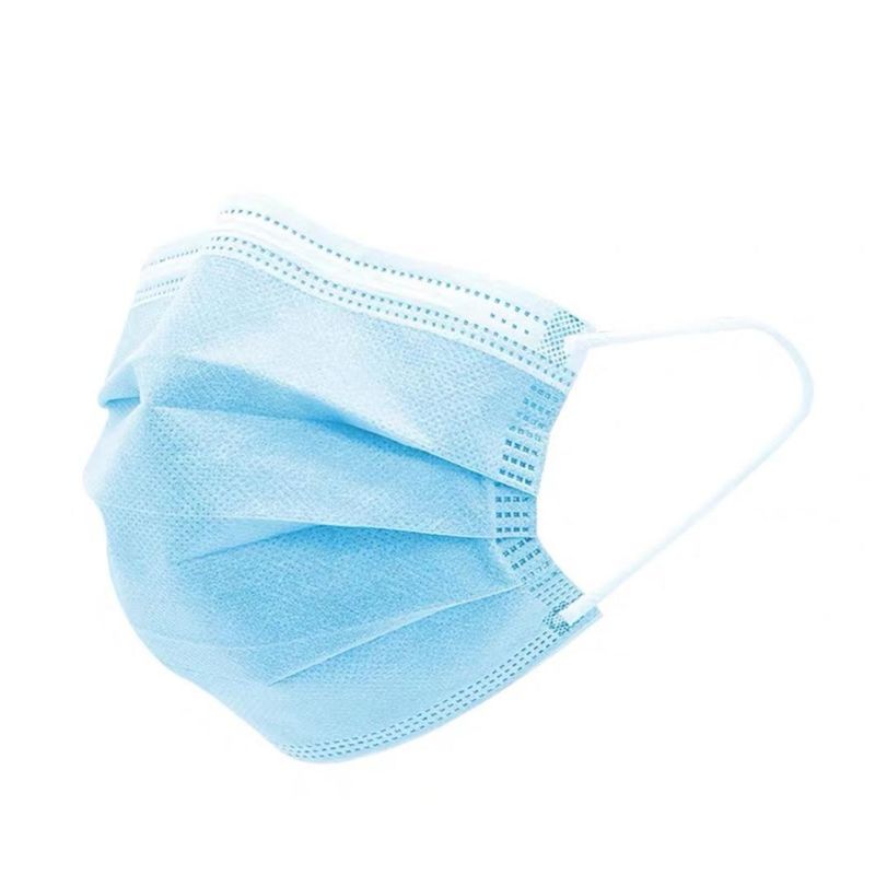 Nonwoven 3 Ply 50PCS/Box Earloop Disposable Face Mask Tie on Disposable Medical 3 Ply Iir Surgical Face Mas