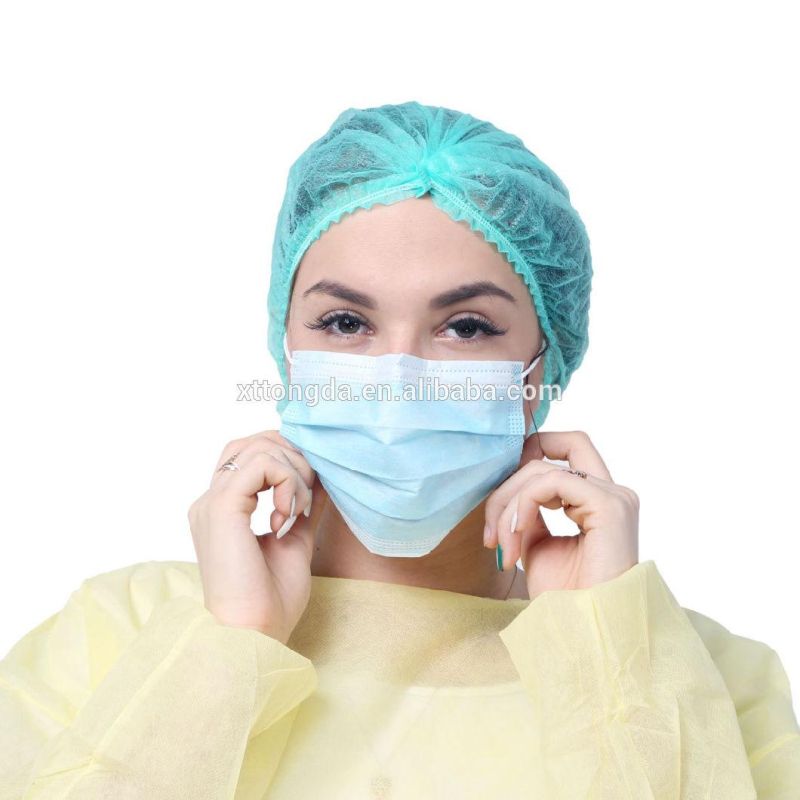 Disposable Face Mask for Breath Health, Dustproof Mouth Cover, 4 Ply Safety Mask