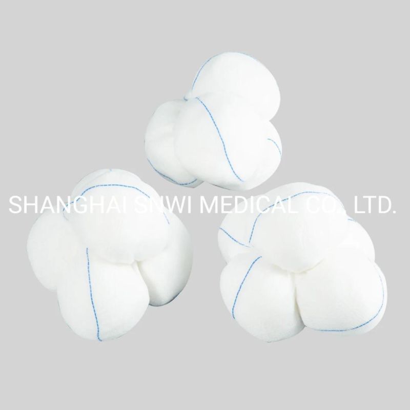 CE&ISO Certificate 100% Cotton Medical Sterile Gauze Abdominal Pad Used in Hospital