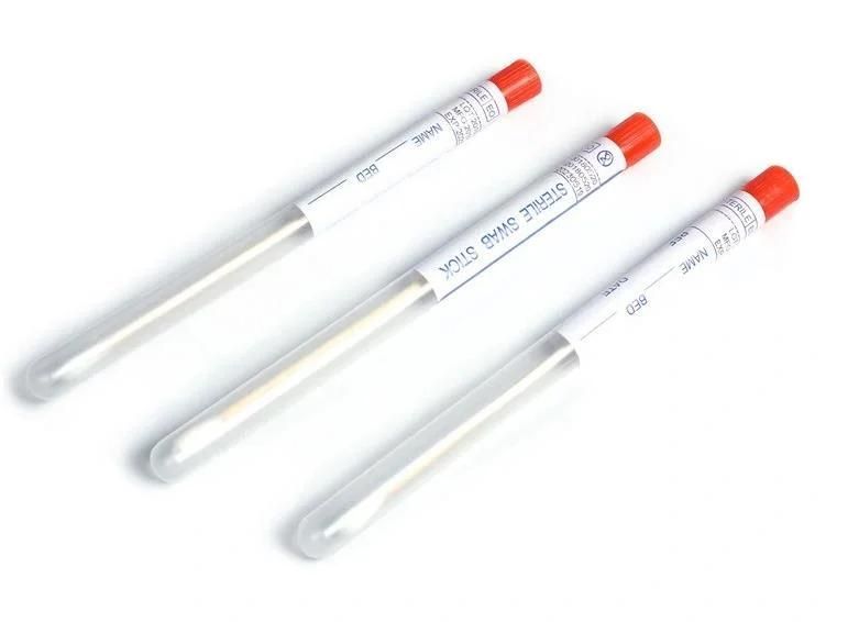 Disposable Sterile Specimen Collection/Sampling Flocked Nylon Swabs