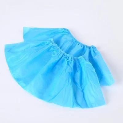 High Quality Disposable Blue Lab Nonwoven Shoe Covers