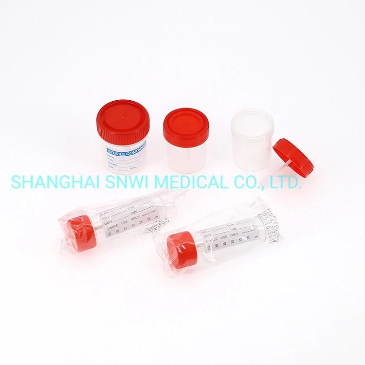 Disposable Medical Lab Use Stool Sample Collection Container with Spoon